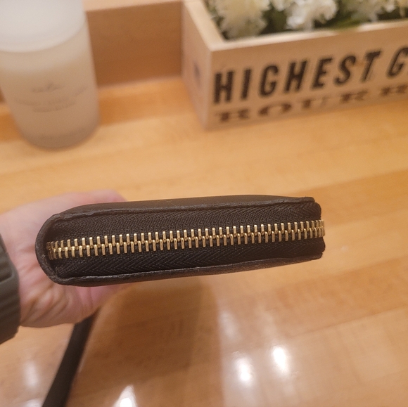 Michael Kors Zip Around Continental Jet Set Wallet / Wristlet Black - Picture 6 of 13